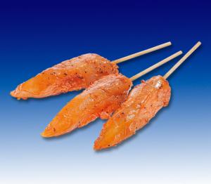 Hähnchen-Spieß Minifackel rot ca.60g